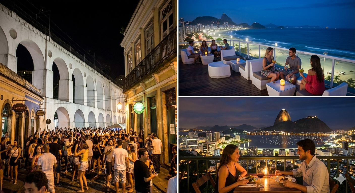 5 lugares incríveis para sair à noite em Rio de Janeiro