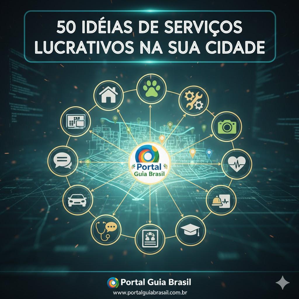 50 Ideias de Serviços Lucrativos na Sua Cidade: O Guia para Empreender e Ganhar Dinheiro em 2026