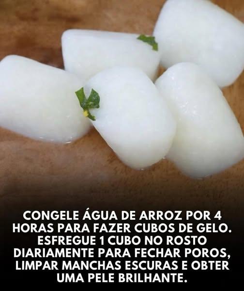 Água de Arroz Congelada no Rosto: O Segredo de Milênios que as Clínicas de Estética Não Querem que Você Saiba