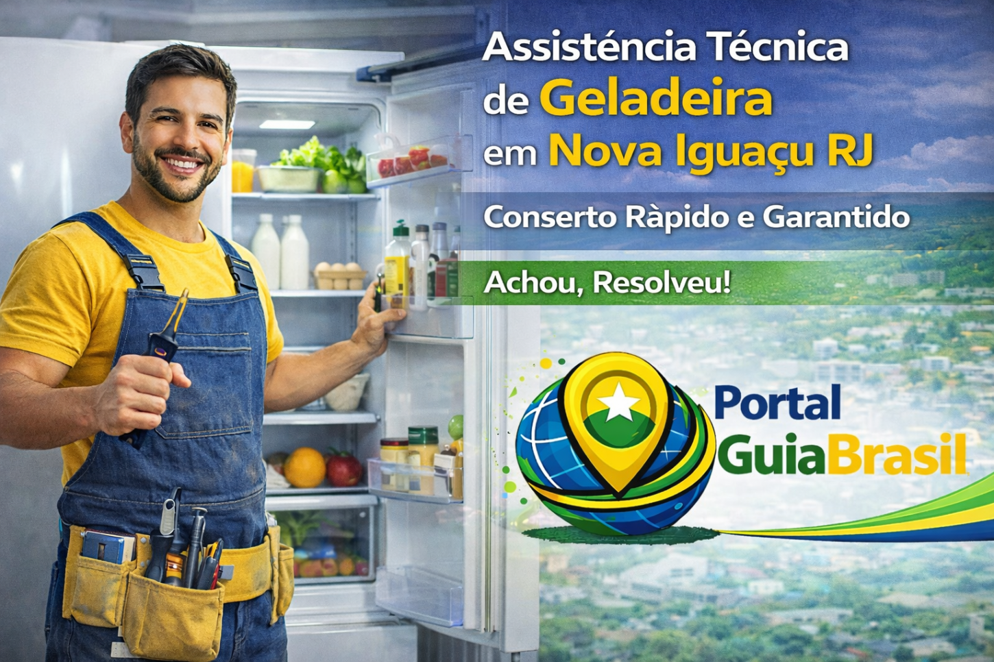 Assistência Técnica de Geladeira em Nova Iguaçu RJ – Conserto Rápido e Garantido pertinho de Você!