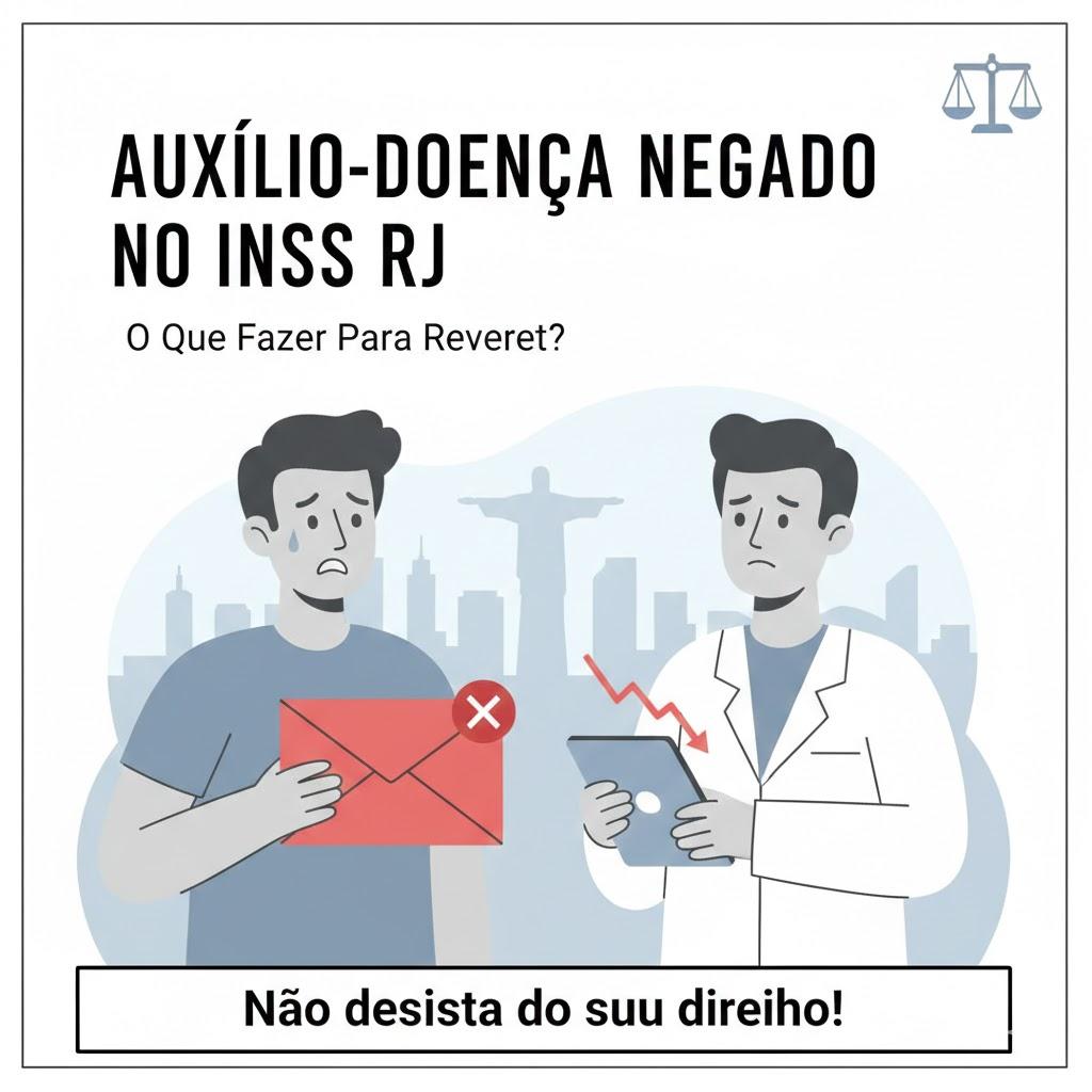 Auxílio-doença negado no INSS RJ: O que fazer para reverter?