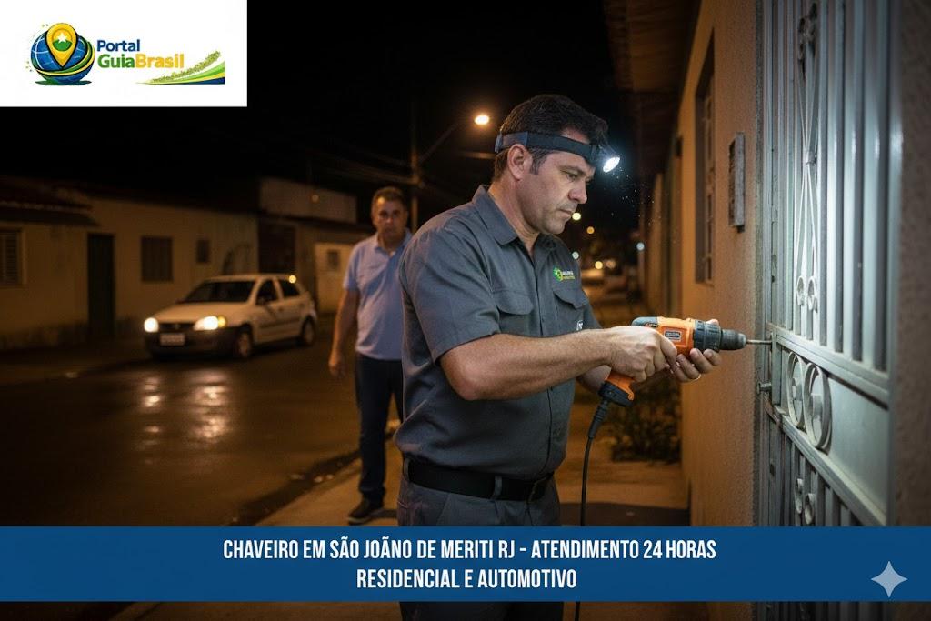 Chaveiro em São João de Meriti RJ: Atendimento 24 Horas Residencial e Automotivo