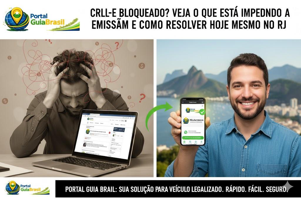 CRLV-E Bloqueado? Veja o Que Está Impedindo a Emissão e Como Resolver Hoje Mesmo no RJ
