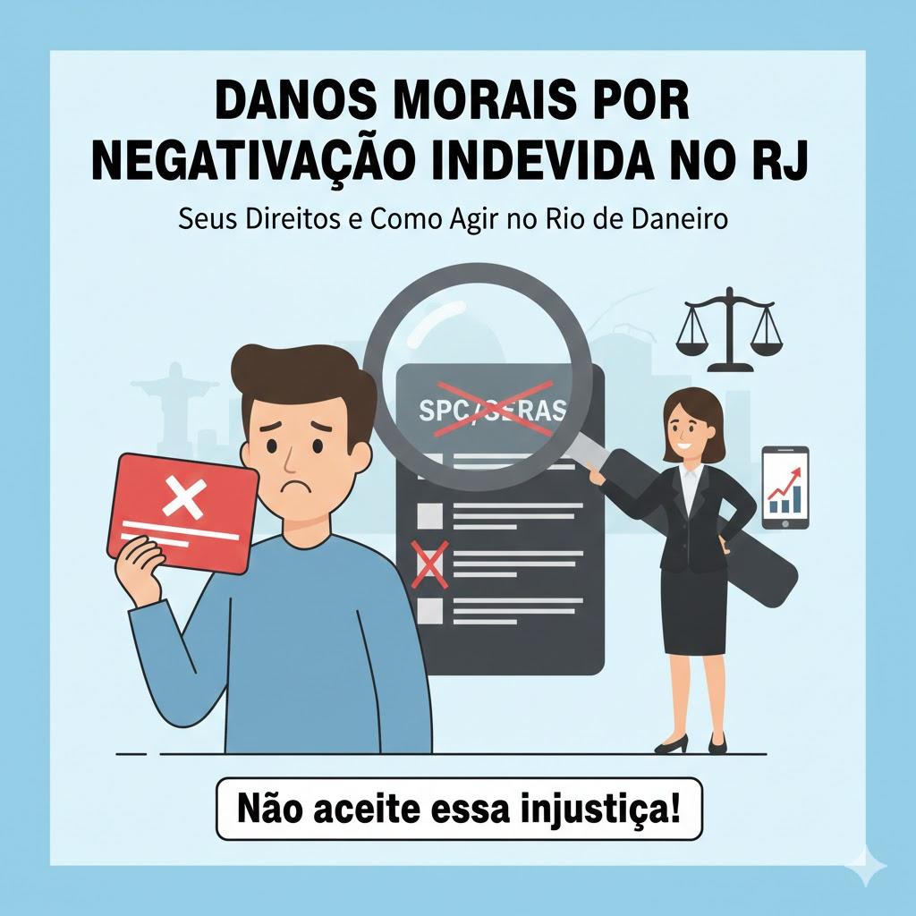 Danos Morais por Negativação Indevida no RJ: Seus Direitos e Como Agir no Rio de Janeiro