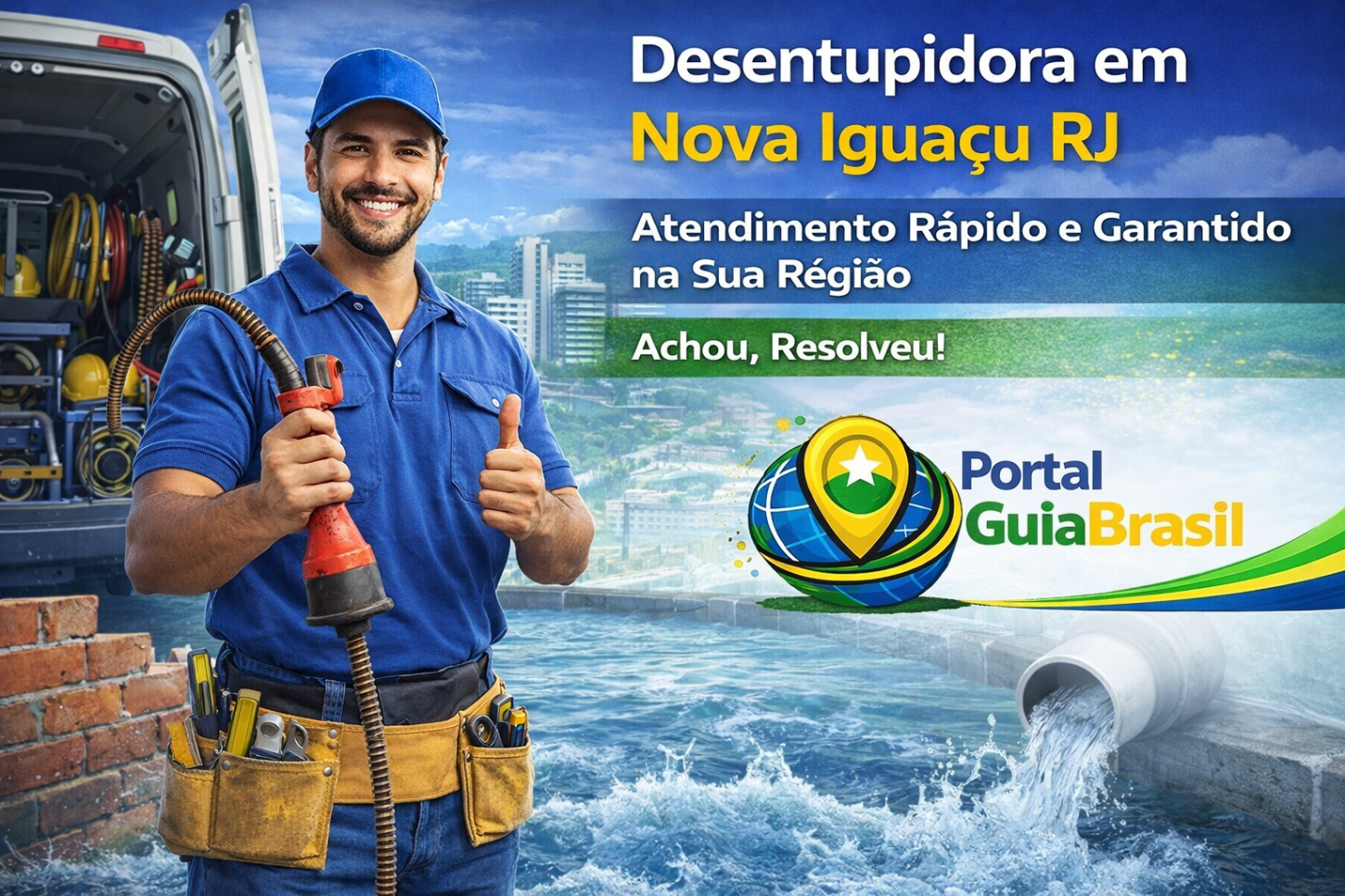 Desentupidora em Nova Iguaçu RJ: Atendimento Rápido e Garantido na Sua Região!