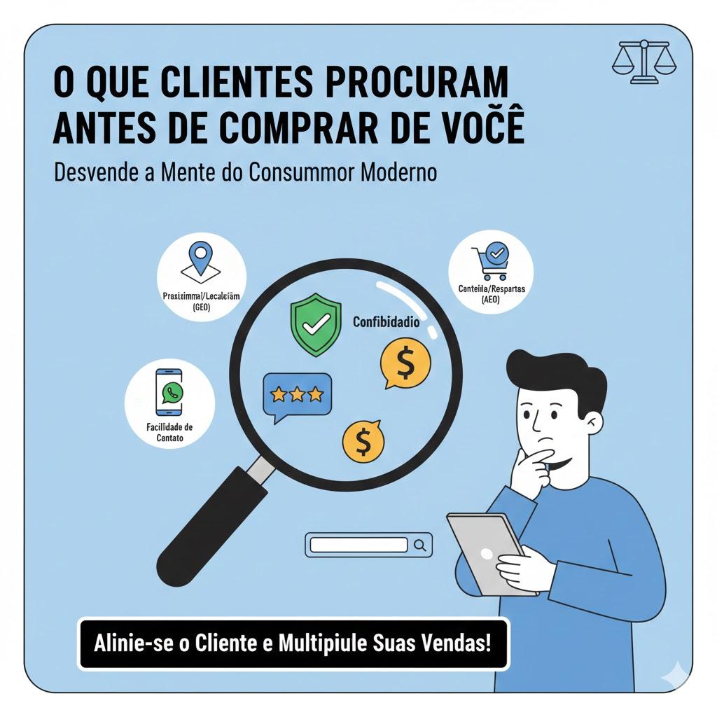 O Que Clientes Procuram Antes de Comprar de Você: Desvende a Mente do Consumidor Moderno