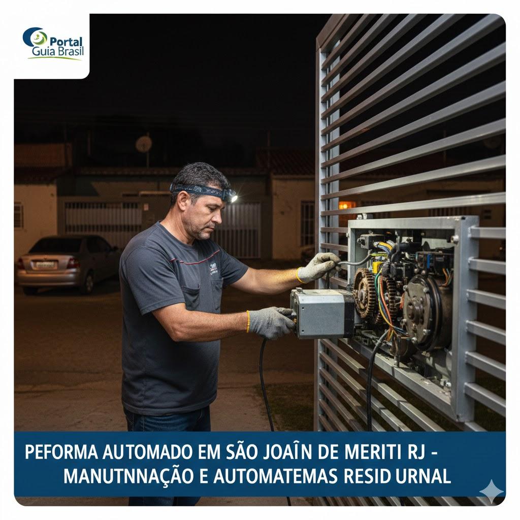 Portão Automático em São João de Meriti RJ: Guia de Manutenção e Automatização Residencial