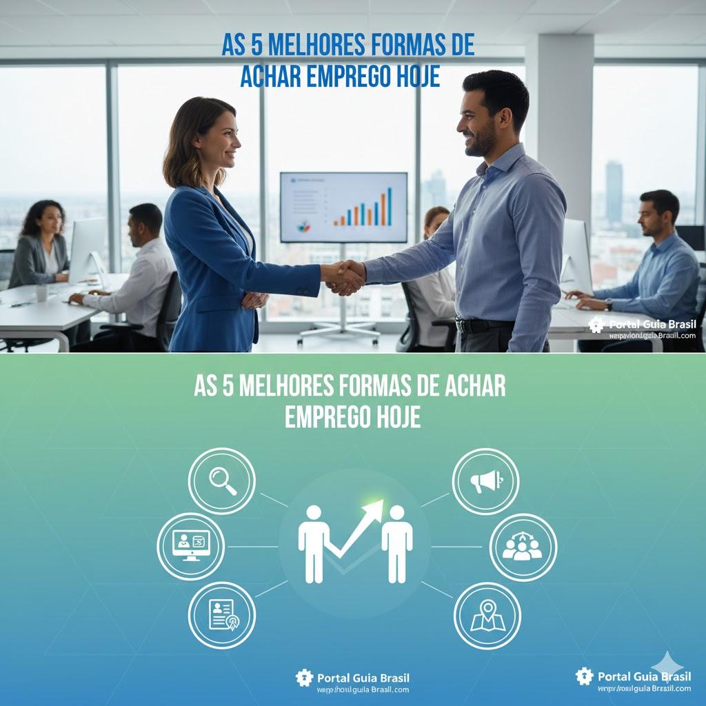 Conheça As 5 melhores formas de achar emprego hoje