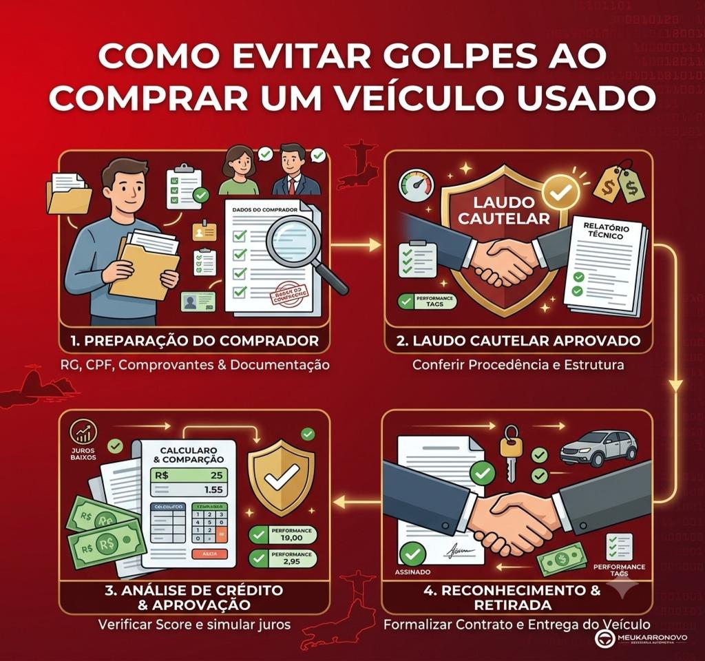 Como Evitar Golpes ao Comprar um Veículo Usado