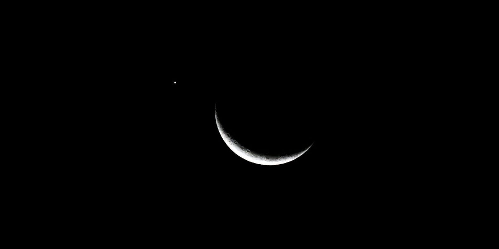 Alinhamento incomum de planetas e lua é visível a olho nu