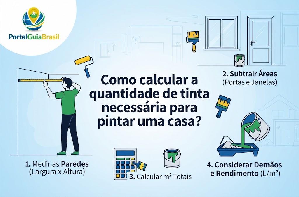 Como Calcular a Quantidade de Tinta para Pintar a Casa?