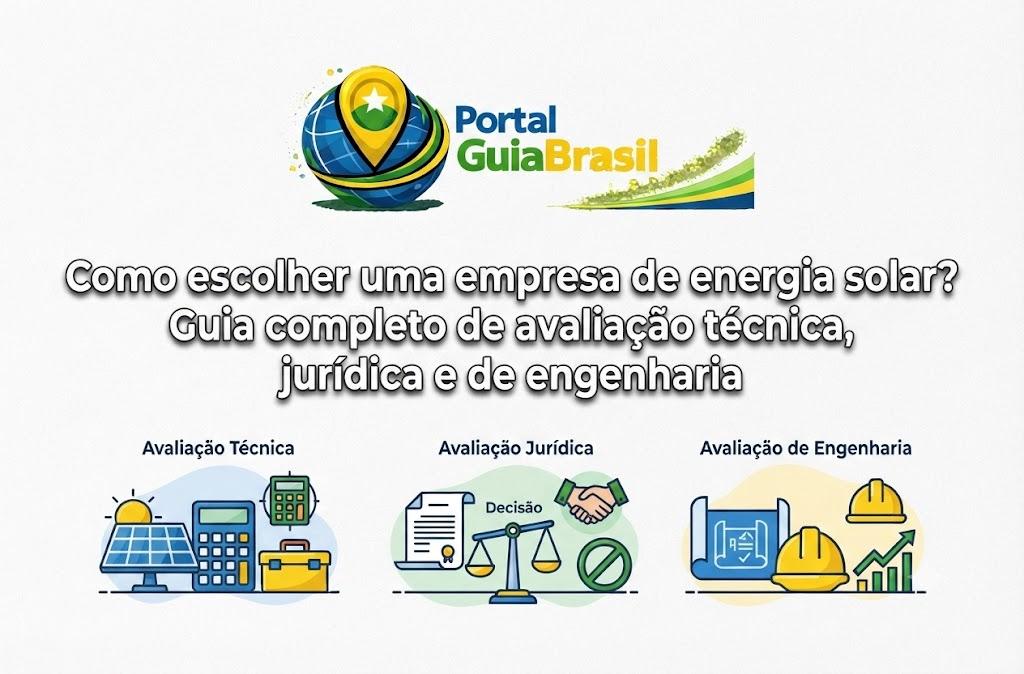 Como escolher uma empresa de energia solar? Guia completo de avaliação técnica, jurídica e de engenharia