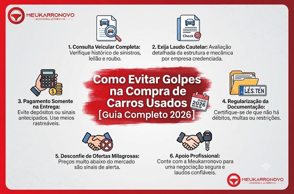 Como Evitar Golpes na Compra de Carros Usados [Guia Completo 2026]