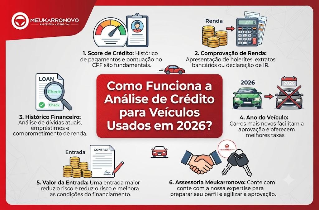 Como Funciona a Análise de Crédito para Veículos Usados?