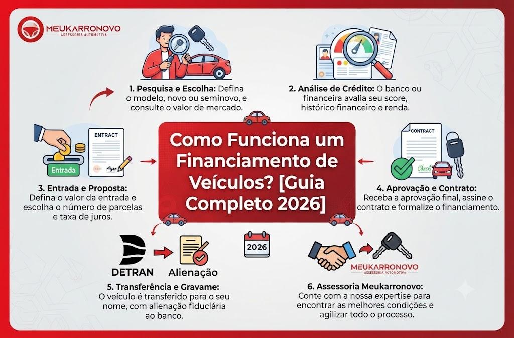 Como Funciona um Financiamento de Veículos? [Guia Completo 2026]