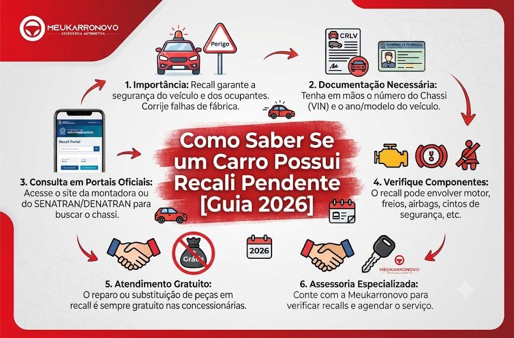 Como Saber Se um Carro Possui Recall Pendente [Guia 2026]
