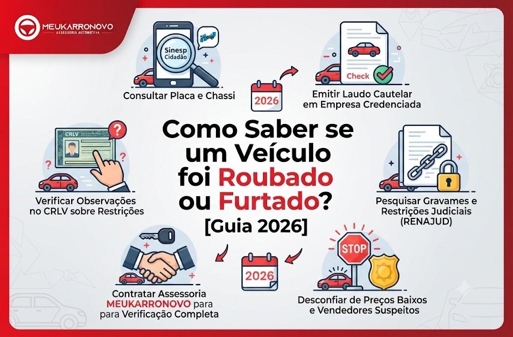 Como Saber se um Veículo foi Roubado ou Furtado? [Guia 2026]