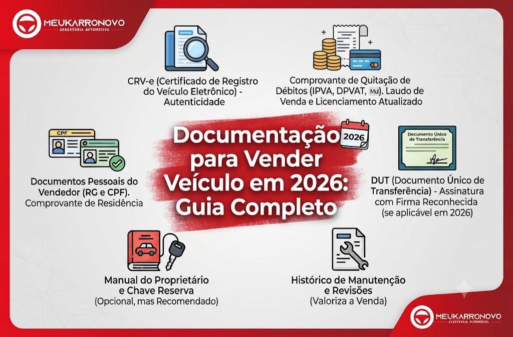 Documentação para Vender Veículo em 2026: Guia Completo