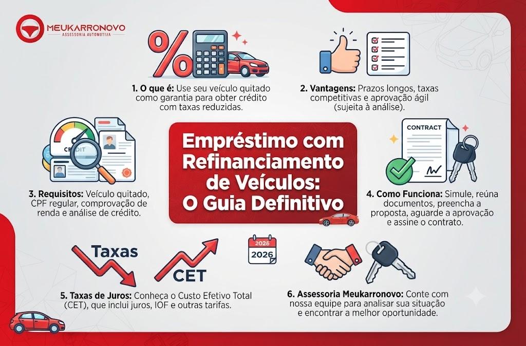 Empréstimo com Refinanciamento de Veículos: O Guia Definitivo