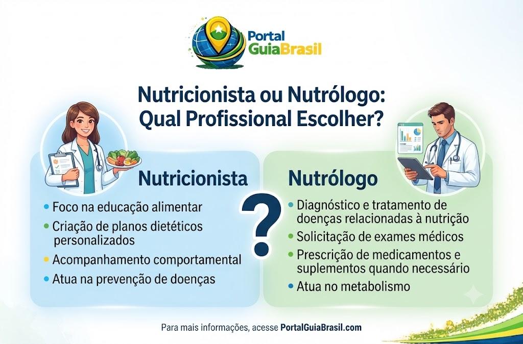 Nutricionista ou Nutrólogo: Qual Profissional Escolher?