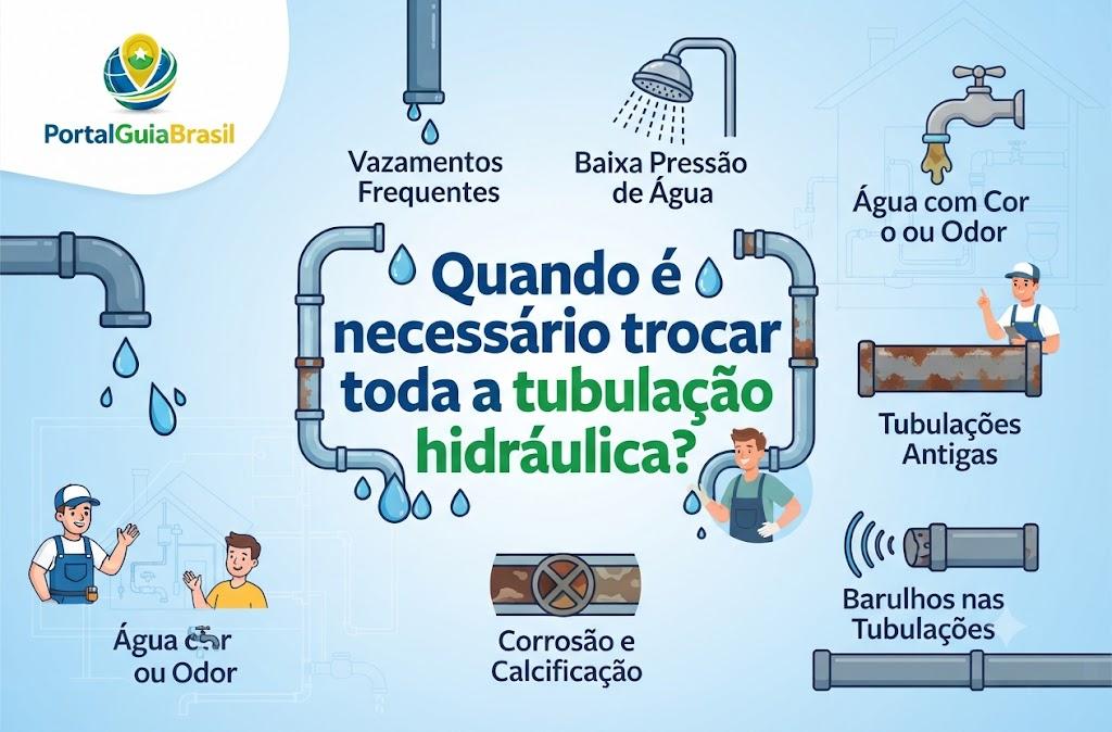 Quando Trocar Toda a Tubulação Hidráulica? Guia Completo 2026