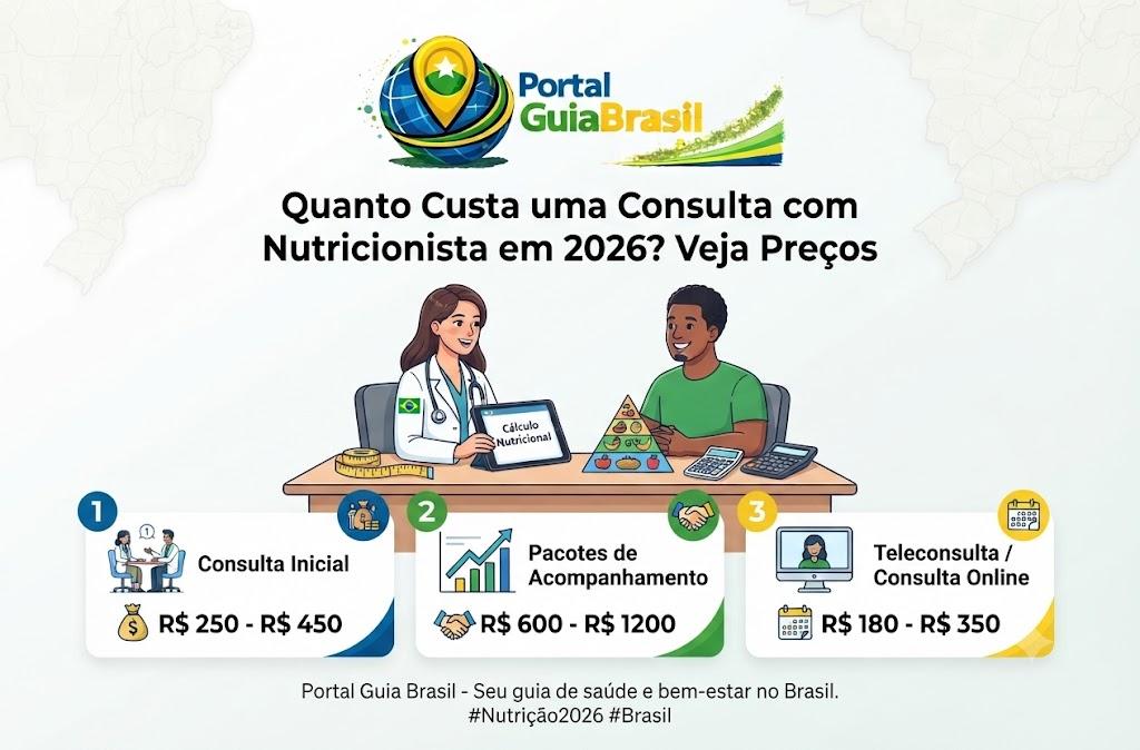 Quanto Custa uma Consulta com Nutricionista em 2026? Veja Preços