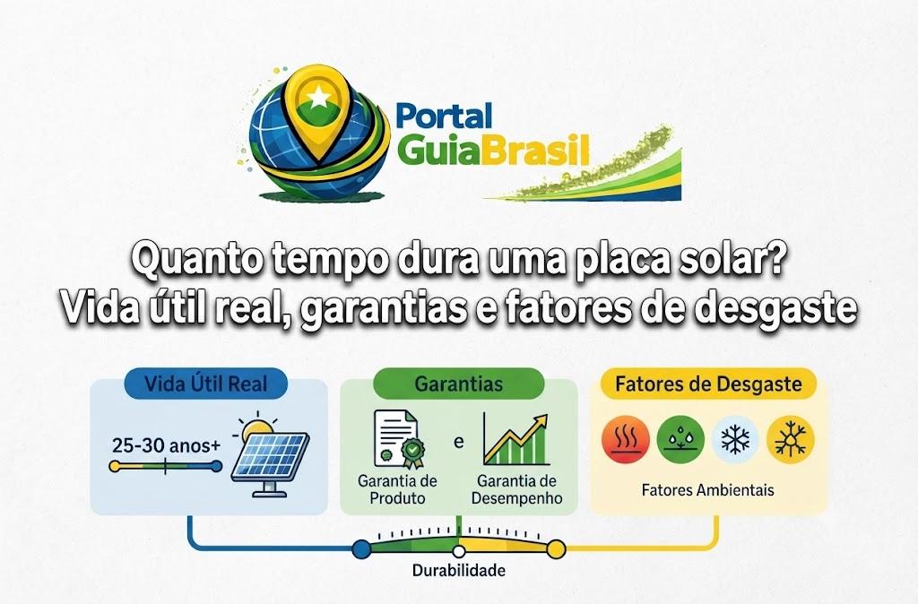 Quanto tempo dura uma placa solar? Vida útil real, garantias e fatores de desgaste