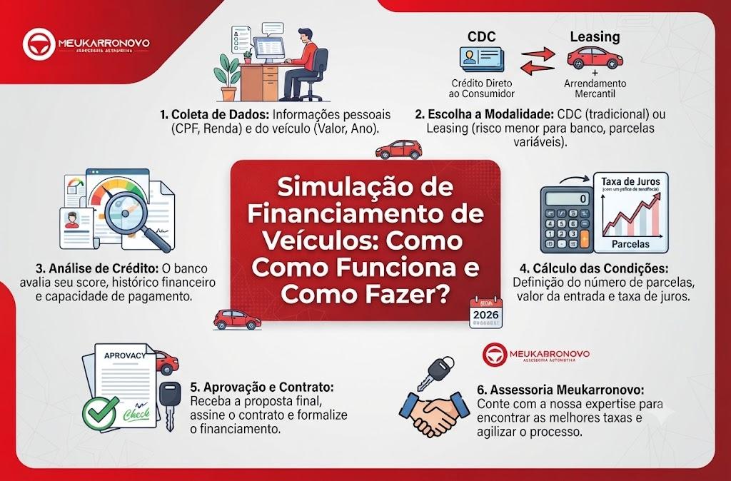 Simulação de Financiamento de Veículos: Como Funciona e Como Fazer?