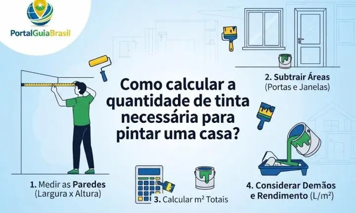 Como Calcular a Quantidade de Tinta para Pintar a Casa?