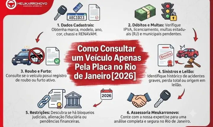 Como Consultar um Veículo Apenas Pela Placa no Rio de Janeiro [2026]