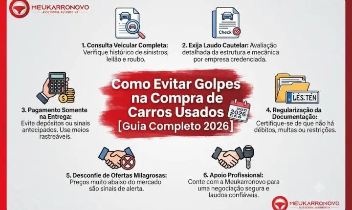 Como Evitar Golpes na Compra de Carros Usados [Guia Completo 2026]