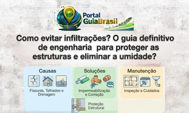 Como evitar infiltrações? O guia definitivo de engenharia para proteger as estruturas e eliminar a umidade