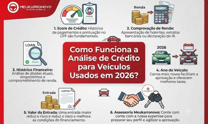 Como Funciona a Análise de Crédito para Veículos Usados?