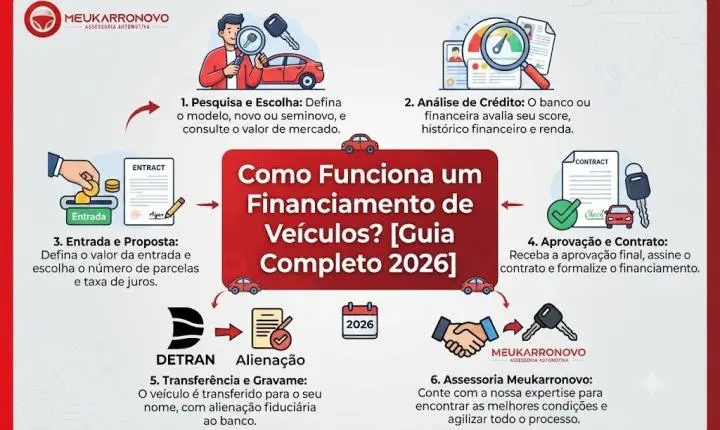 Como Funciona um Financiamento de Veículos? [Guia Completo 2026]
