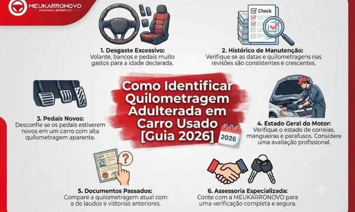Como Identificar Quilometragem Adulterada em Carro Usado [Guia 2026]