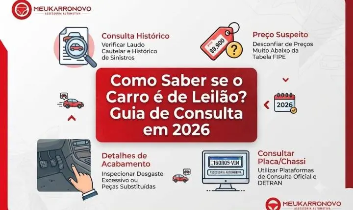 Como Saber se o Carro é de Leilão? Guia de Consulta em 2026