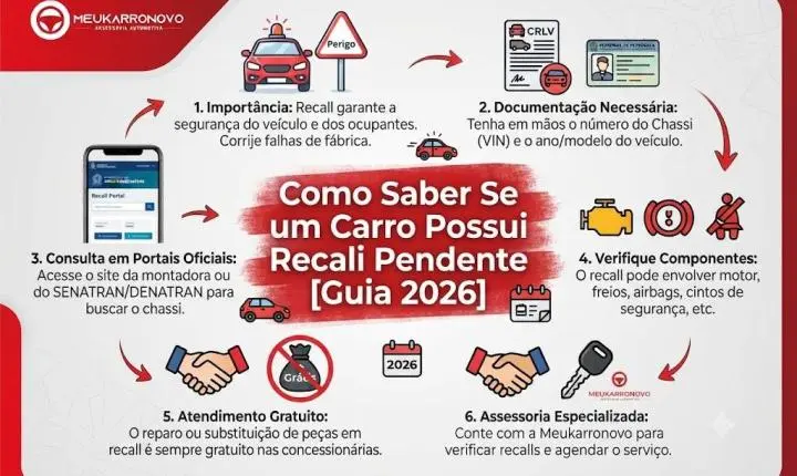 Como Saber Se um Carro Possui Recall Pendente [Guia 2026]