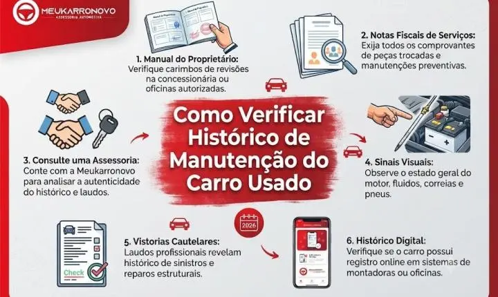 Como Verificar Histórico de Manutenção do Carro Usado