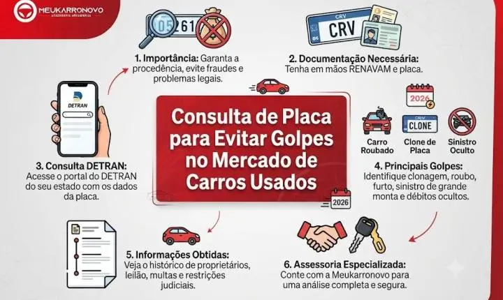 Consulta de Placa para Evitar Golpes no Mercado de Carros Usados