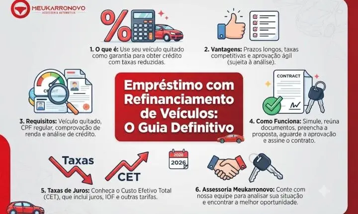 Empréstimo com Refinanciamento de Veículos: O Guia Definitivo