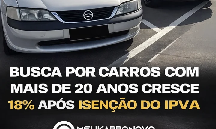 Isenção de IPVA para Carros com 20 Anos ou Mais: Mercado no Rio Dispara em 2026