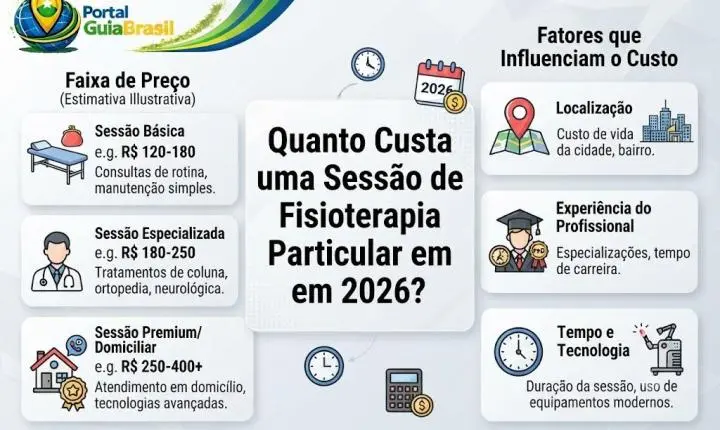 Quanto Custa uma Sessão de Fisioterapia Particular em 2026?