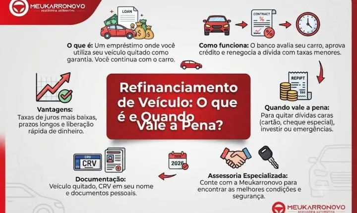 Refinanciamento de Veículo: O que é e Quando Vale a Pena?