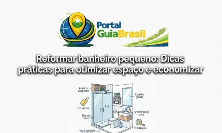 Reformar banheiro pequeno: O guia definitivo e completo de planejamento à execução