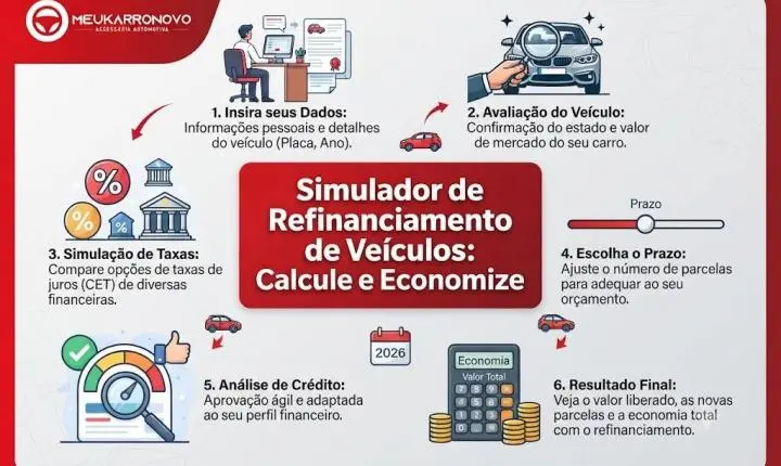 Simulador de Refinanciamento de Veículos: Calcule e Economize